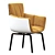 Contemporary Italian Husk Small Armchair 3D model small image 2