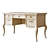 Cleopatra Collection Desk: Stylish, Functional, Timeless 3D model small image 1