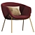 SP01 Anita Armchair: Sleek and Stylish Seating Solution 3D model small image 1