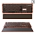 Vintage Inspired AZIO Retro Keyboard Set 3D model small image 1