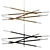 Rousseau LED Chandelier: Artistic Illumination 3D model small image 1