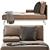 Modern Milano Sofa - 2013 Version 3D model small image 2
