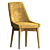 Designer Miami Chair - Oak Legs & Fabric Upholstery 3D model small image 5