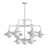 Stylish Saturn Pendant Chandelier 3D model small image 2