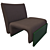 Modern Minimalist Armchair 3D model small image 1