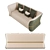 Green Velvet 3-Seater Sofa 3D model small image 6