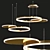 Elegant Medea Ring Chandelier 3D model small image 2