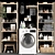 Modern Laundry Room Organizer 3D model small image 1