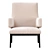 Elegant Arflex Hug Armchair 3D model small image 3