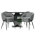 Elegant Dining Set: Longhi LLOyd 3D model small image 2