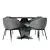 Elegant Dining Set: Longhi LLOyd 3D model small image 3