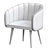 Elegant Shell Chair - 2017 Design 3D model small image 3