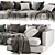 Flexform Long Island Chaise: Modern Longue Sofa 3D model small image 4