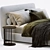 Elegant Molteni Greenwich Bed 3D model small image 3