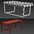 Roberto Lazzeroni Peek-a-Book Desk 3D model small image 5