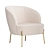 Spacious Comfort: Wide Armchair 3D model small image 3