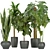 286 Indoor Leaf Collection: High-Quality, Lightweight Plants 3D model small image 1