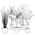 286 Indoor Leaf Collection: High-Quality, Lightweight Plants 3D model small image 7