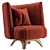 GINA Armchair: Modern Comfort by ENNE 3D model small image 2