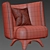 GINA Armchair: Modern Comfort by ENNE 3D model small image 4