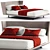 NOONU Bed: A Perfect Blend of Style and Comfort 3D model small image 2
