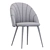 Paris Leather Deephouse Chair Set 3D model small image 6