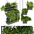 Hanging Indoor Ampelous Plant - Collection Vol. 295 3D model small image 1