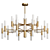 Sleek Chandelier Collection 3D model small image 1