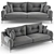 Fendi MELLONI Sofa: Luxurious Comfort 3D model small image 1