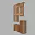 Sleek Modern Hallway Furniture 3D model small image 4