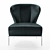 Ima Fan Too Lounge Chair: Modern Comfort and Style 3D model small image 3