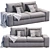 Modern Comfort: Kivik Sofa by Ikea 3D model small image 2