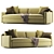 Modern Bodema George Sofa: Stylish and Versatile 3D model small image 1