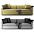 Modern Bodema George Sofa: Stylish and Versatile 3D model small image 2