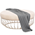 Minimalist Wired Ottoman 3D model small image 1