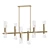 Samantha Brass Chandelier: Elegant 12-Light Fixture 3D model small image 1