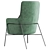 Elegant Twils Adele Armchair 3D model small image 3