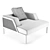 Luxury Grand Life Armchair 3D model small image 1