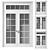 Elegant Volhovec Paris Doors 3D model small image 1