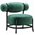 Chignon Armchair: Sophisticated Elegance for Modern Spaces 3D model small image 1