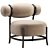 Chignon Armchair: Sophisticated Elegance for Modern Spaces 3D model small image 3