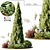 Versatile Outdoor Plant Set for All Your Needs 3D model small image 7