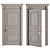 Vintage Cream Door - Set 35 3D model small image 9