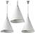 Sophisticated Martini Pendant Lamp 3D model small image 2