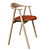 Modern Bolia Swing Dining Chair 3D model small image 1