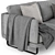 Arketipo RAIL Sofa | Elegant Contemporary Design 3D model small image 3