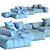 Saba N_1 Pixel: Elegant Contemporary Furniture 3D model small image 7