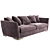 BRONX 230 Furman: Modern Sofa with Fur 3D model small image 4