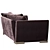 BRONX 230 Furman: Modern Sofa with Fur 3D model small image 6