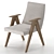 Modern Armchair with Sleek Design 3D model small image 2